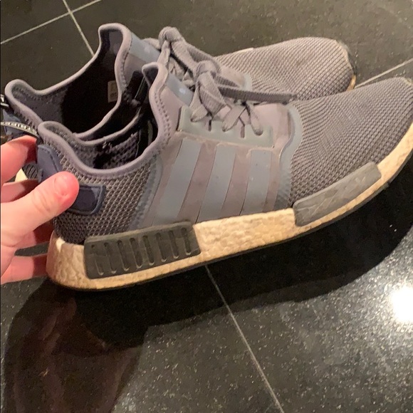 adidas gazelle silver green womens Shop Grey Mens NMD R1 Lace Up Sneakers – Shoebacca main image 0